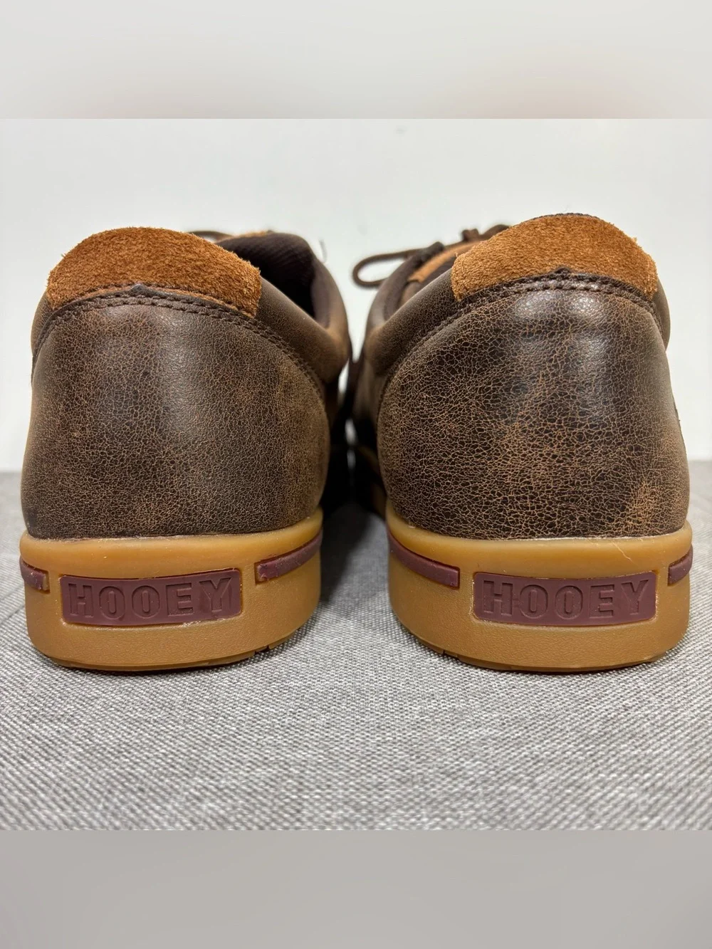 Twisted X Hooey Brown Leather Lace-Up Sneaker- men’s 10.5